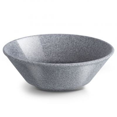G1X1415 Салатник d 15 см, 450 мл, колір світло-сірий, серія  "Granit" (глянцеве глазування)