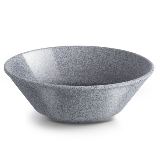 G1X1415 Салатник d 15 см, 450 мл, колір світло-сірий, серія  "Granit" (глянцеве глазування)