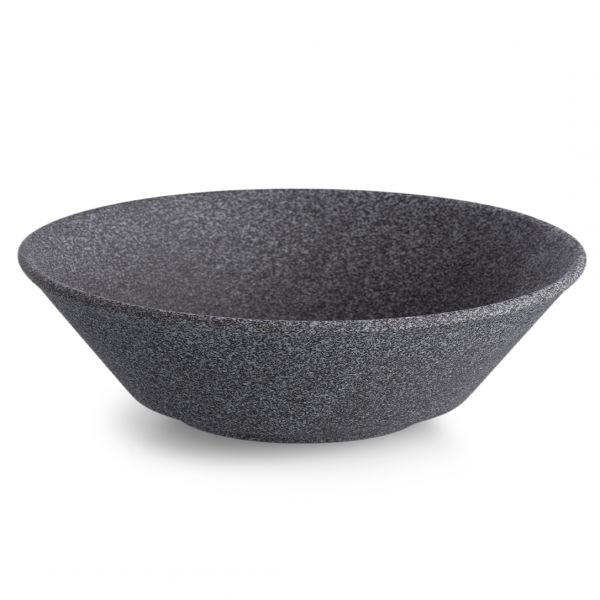 G4Q1420 Салатник 20 см,900 мл, колір темно-сірий,  серія " Granit" (без глазування)
