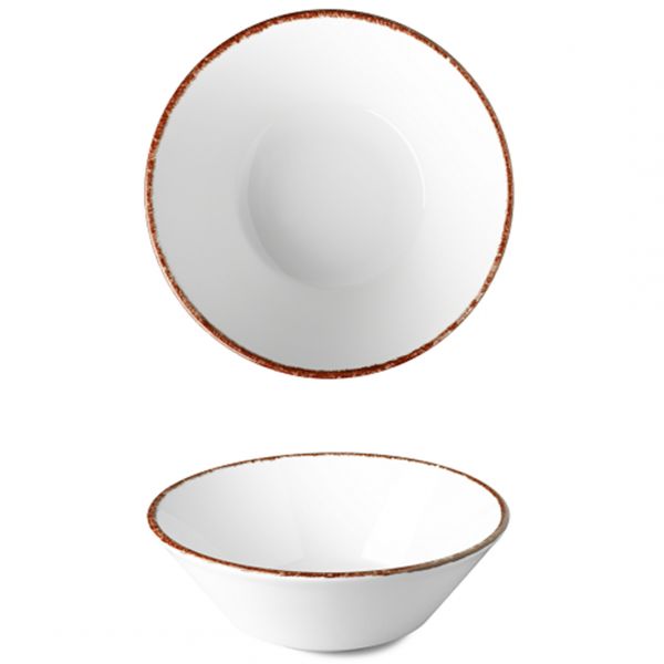 OPT1420-X9089 Салатник круглий Brown d 20 см серія "Optimo Picnic"