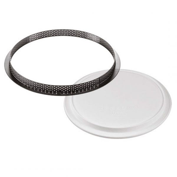 KIT TARTE RING ROUND D230 MM Форма силіконова Ø190 h20 mm + 1 кільце  (Ø 230 h20 mm) - 1 форма в наб