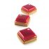 Форма силіконова 67 x 67 h15 mm + 6 квадратних кілець KIT TARTE RING SQUARE 80x80 мм