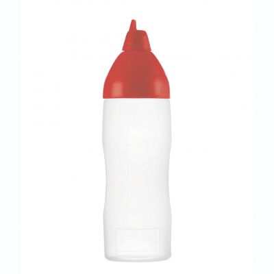 02554 Пляшка для соусу 350 мл (червона)