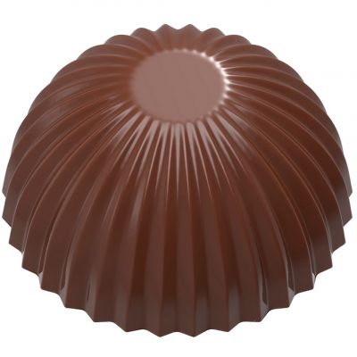 1967 CW Форма для шоколаду "Напівсфера з гранями" 25x25x13 мм, 3х8 шт. - 5 г