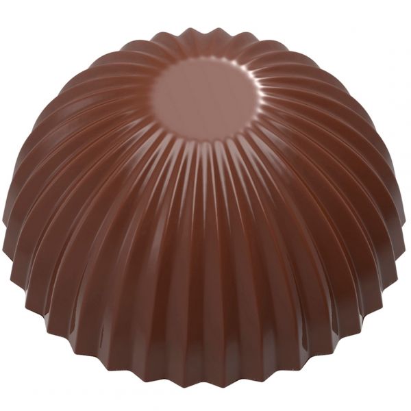 1967 CW Форма для шоколаду "Напівсфера з гранями" 25x25x13 мм, 3х8 шт. - 5 г