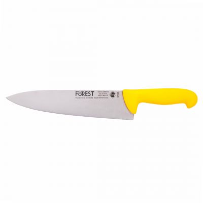 367325 Ніж кухарський напівгнучкий 250 мм жовтий
