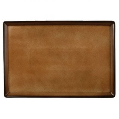 736200-57125 Тарілка прямокутна 32,5*17,6*1,8 см колір Caramel серія "Fantastic"