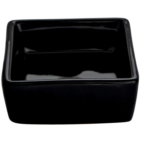 754089 Соусник квадратний 6,5 см, 50 мл чорний серія "Fudo"