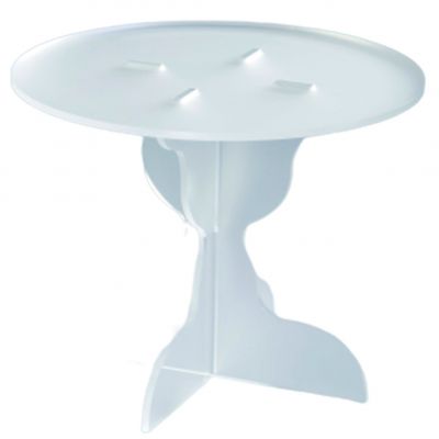 80-0206 ВП Підставка кондитерська d 210 мм, h 163 мм прозора