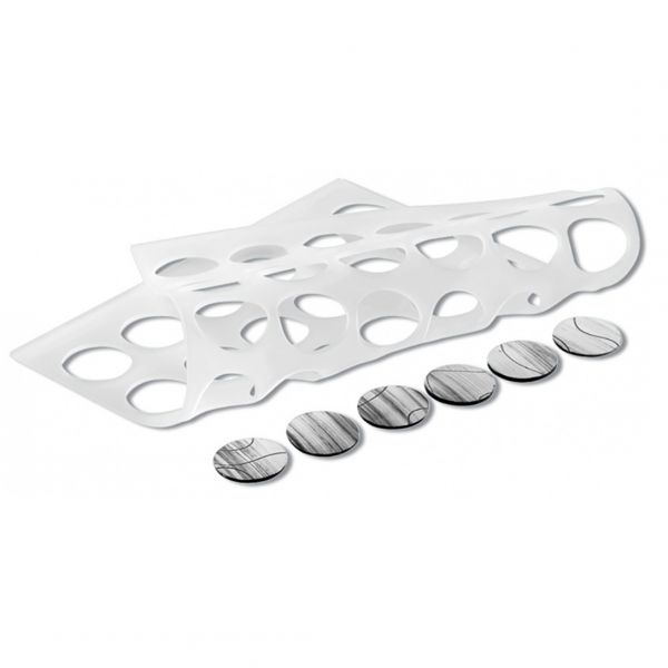 CHABLON ROUND Силіконовий килимок-трафарет круглий  297X210 - ø30 mm (2 шт)