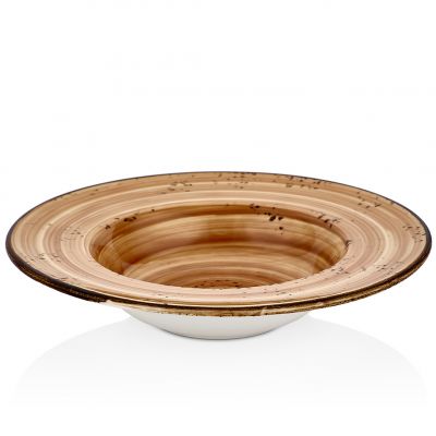 HA-VT-GT-28-CK Тарілка для пасти з прямим бортом 28 см (480 мл), колір коричневий (Vintage), серія "