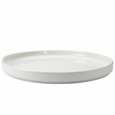 HL-23-RD Тарілка кругла гладка з бортом 90° 23 см, колір білий, серія "Helix"