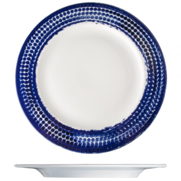 ISB2126-X8821 Тарілка кругла 26 см декор Points серія "Isabelle"