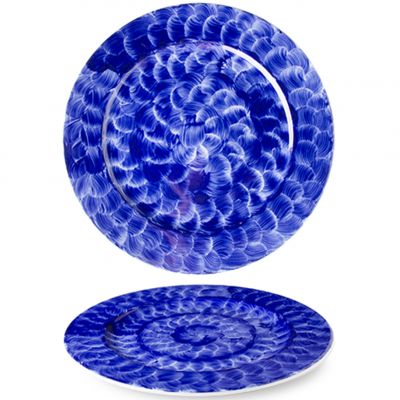 MIR2131-X8856 Тарілка кругла 31 см декор Plaite серія "Indigo"