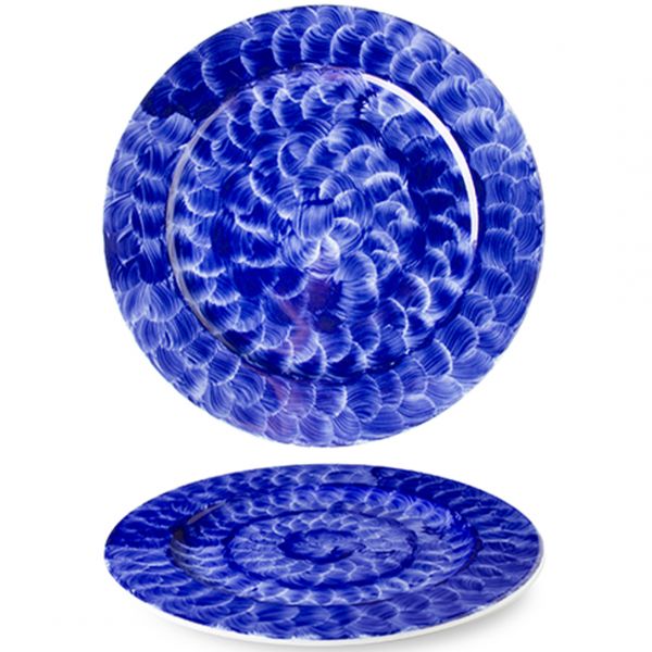 MIR2131-X8856 Тарілка кругла 31 см декор Plaite серія "Indigo"