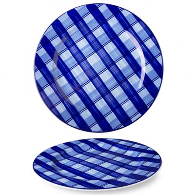 MIR2131-X8857 Тарілка кругла 31 см декор Canvas серія "Indigo"