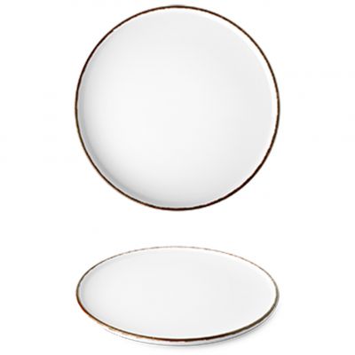 OPT2120-X9089 Тарілка кругла Brown 20 см серія "Optimo Picnic"