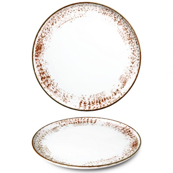 OPT2126-X9084 Тарілка кругла Brown 26 см серія "Optimo Spin"