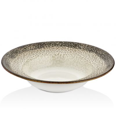 TN-SZ-ZT-27-CK Тарілка для пасти 27 см (500 мл), декор Spazio, серія "Tinta"