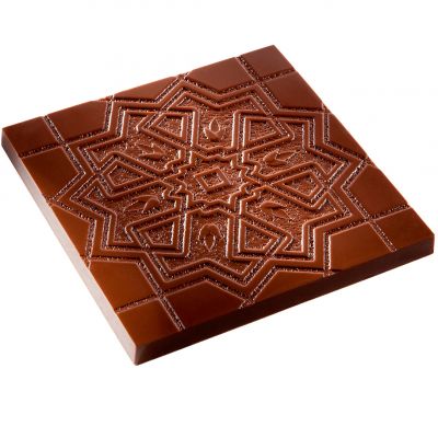 1747 CW Форма для шоколаду "Квадрат" 99,5x99,5 h 7 мм, 2x1 шт., 91 г