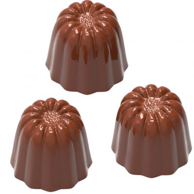 1859 CW Форма для шоколаду "Пудинг" 24,50x23,50x21,50 мм, 21 шт.