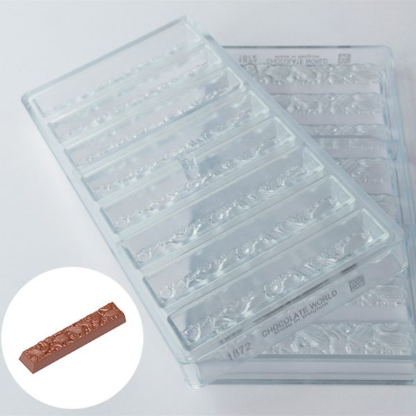 1872 CW Форма для шоколаду "Візерунки" 116,50x22,50x15 мм, 8 шт.