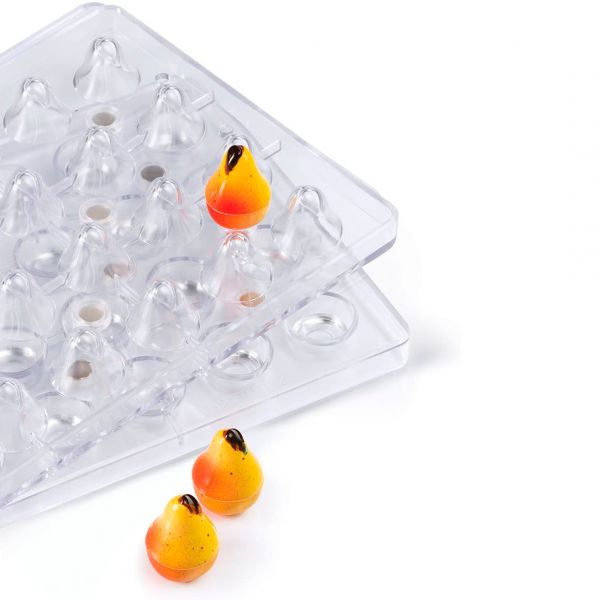 20FRUIT02 Форма для шоколаду "Фрукти" ø 26 h 36 мм (28шт)