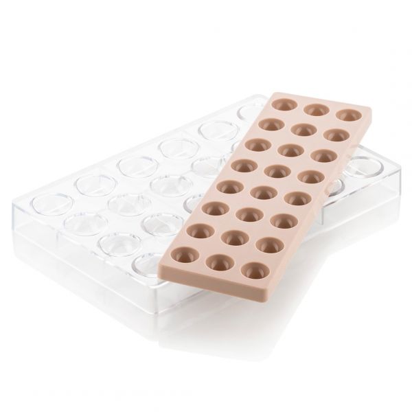 CH013 - KIT SEMISFERA 01Набір форм для праліне Ø31 h16мм