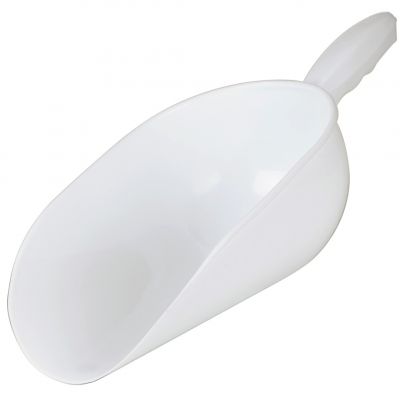 136/24-BIM Совок напівкруглий білий 24 см  PP - 0,200 л