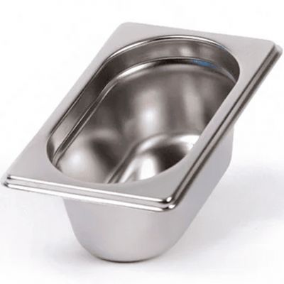 Гастроємність із нержавійки GN 1/9 h-65 мм 0,6 л FOOD line