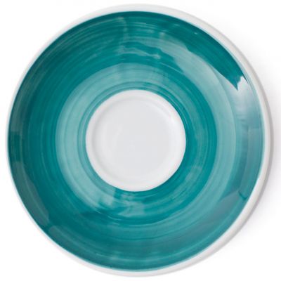 34404 Блюдце espresso 12 см Green для серій "Verona/Torino/Roma Millecolori Hand Painted"