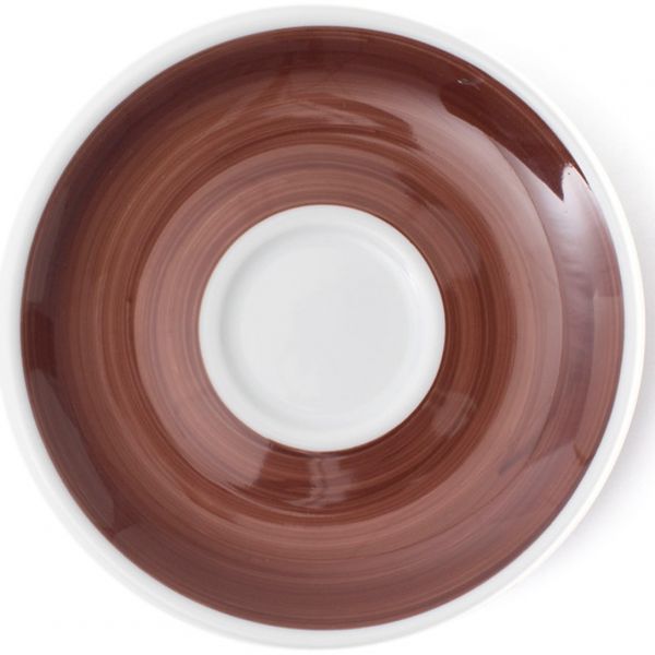 34408 Блюдце espresso 12 см Brown для серій "Verona/Torino/Roma Millecolori Hand Painted"