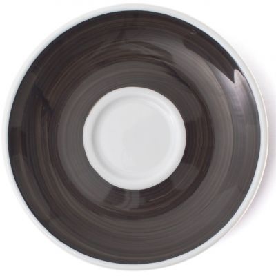 34410 Блюдце espresso 12 см Black для серій "Verona/Torino/Roma Millecolori Hand Painted"