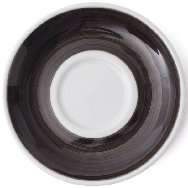 34418 Блюдце cappuccino, cappuccino large 14,5 см Black для серій "Verona/Torino/Bari/Palermo Millec