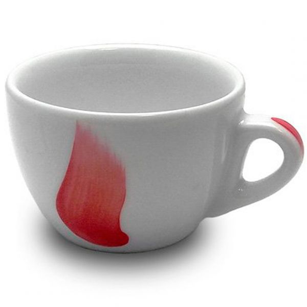37172 Чашка cappuccino 180 мл Fiamma Red "Verona Millecolori Hand Painted Fiamma Red with Staffage R