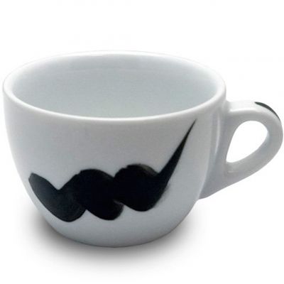 37174 Чашка cappuccino 180 мл Onda Black "Verona Millecolori Hand Painted Onda Black with Staffage B