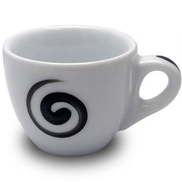 37175 Чашка espresso 75 мл Aria Black "Verona Millecolori Hand Painted Aria Black with Staffage Blac