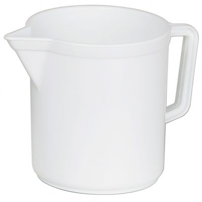 6/1000-BIM Мірний стакан білий PP 1 л