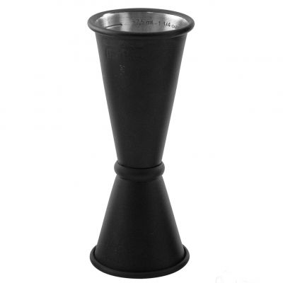 J011B Джигер чорний матовий 15/30/45 мл, сталь 18/10