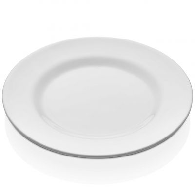 1121.PW Тарілка біла d-21 см