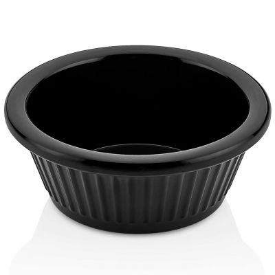 13060.BL Соусник меламіновий чорний d-7 см, h-4 см,60 мл