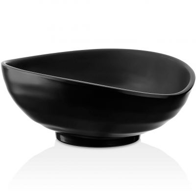 36026.BL Салатник чорний 26*22 см