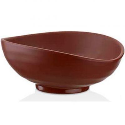 36026.BR Салатник коричневий 26*22 см