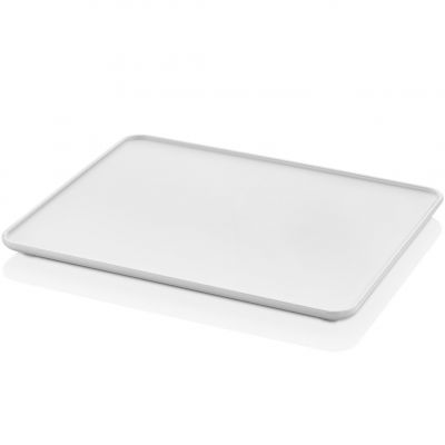 Блюдо прямокутне біле 36,5х32,5 см h 1,7см