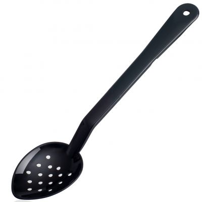 41703 Ложка гарнірна перфорована чорная 33 см