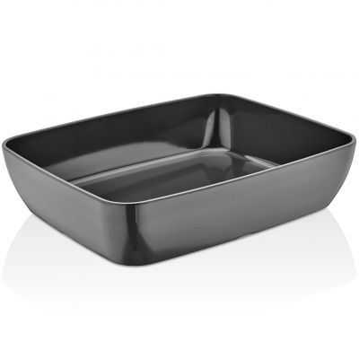 Ємність меламінова сіра GN 1/2, h-7,5 см