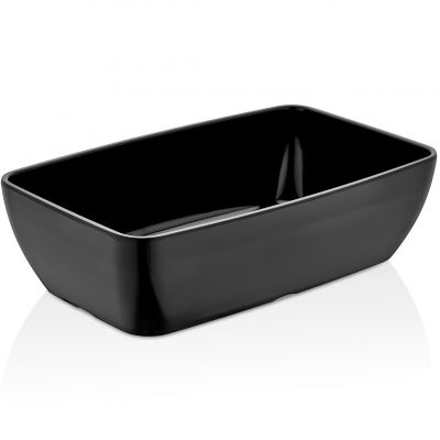 Ємність меламінова чорна GN 1/4, h-7,5 см