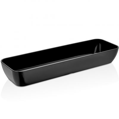 Ємність меламінова чорна GN 2/4, h-7,5 см