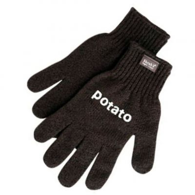 48518-01 Рукавиці для очищення картоплі,чорні