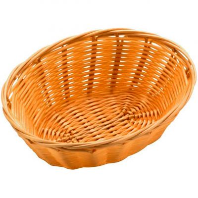 531011 Кошик овальний 18х13х6,5 см, світло-коричневий